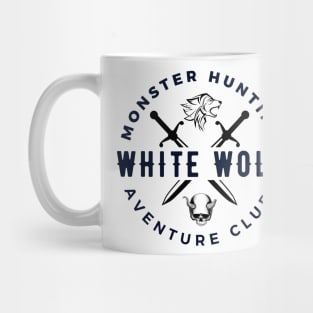 White Wolf - Monster Hunting Adventure Club - White Mug
